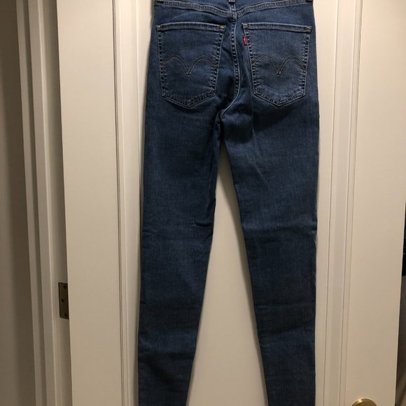 Levi's Premium MILE HIGH SUPER SKINNY WOMEN'S JEANS Size 27 - Picture 6 of 6